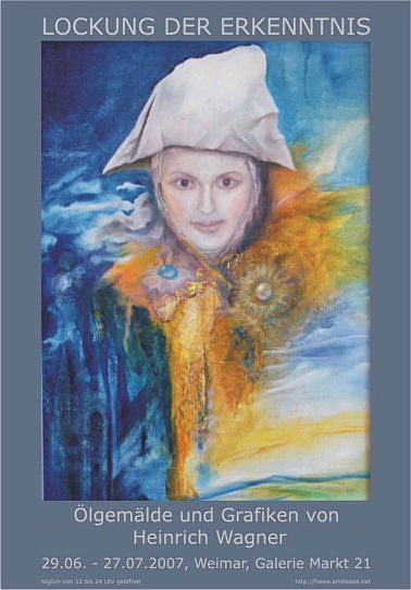Ausstellung in der Galerie Markt 21 in Weimar - Plakat