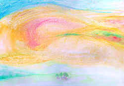 Farbentwurf �lfarben auf Leinwand