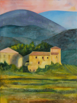 "ultima luce" - �lgem�lde von Heinrich wagner f�r die Italienische Nacht in Obernberg